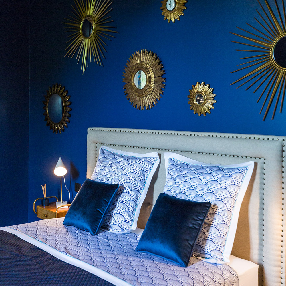 Chambres d’hôtes de luxe - Le Mas de la Chapelle - Uzes - Chambre l'Heure Bleue