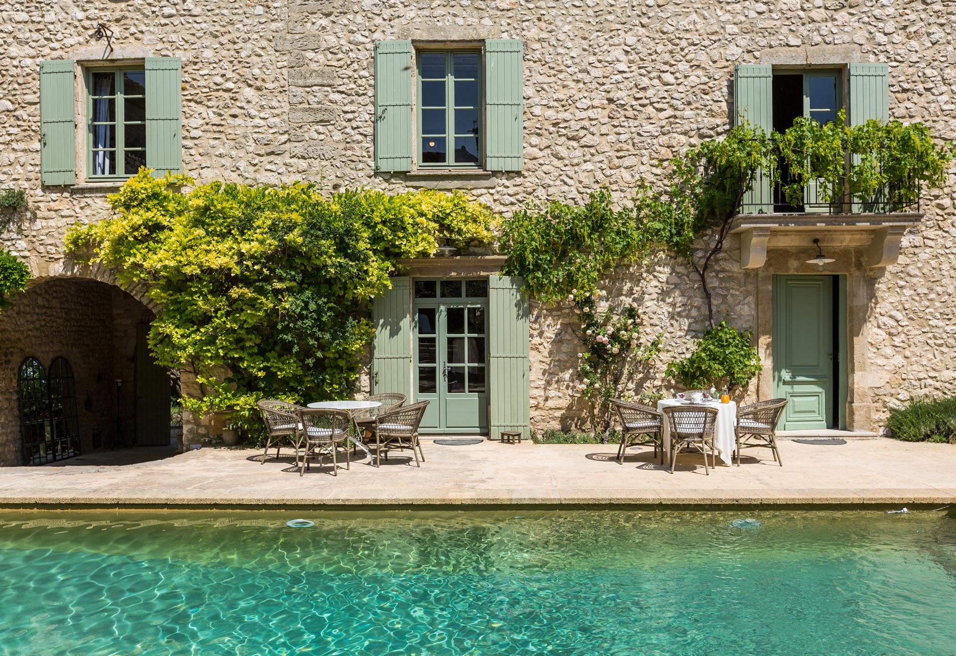 Chambres d’hôtes de luxe - Le Mas de la Chapelle - Uzes - Terrasse